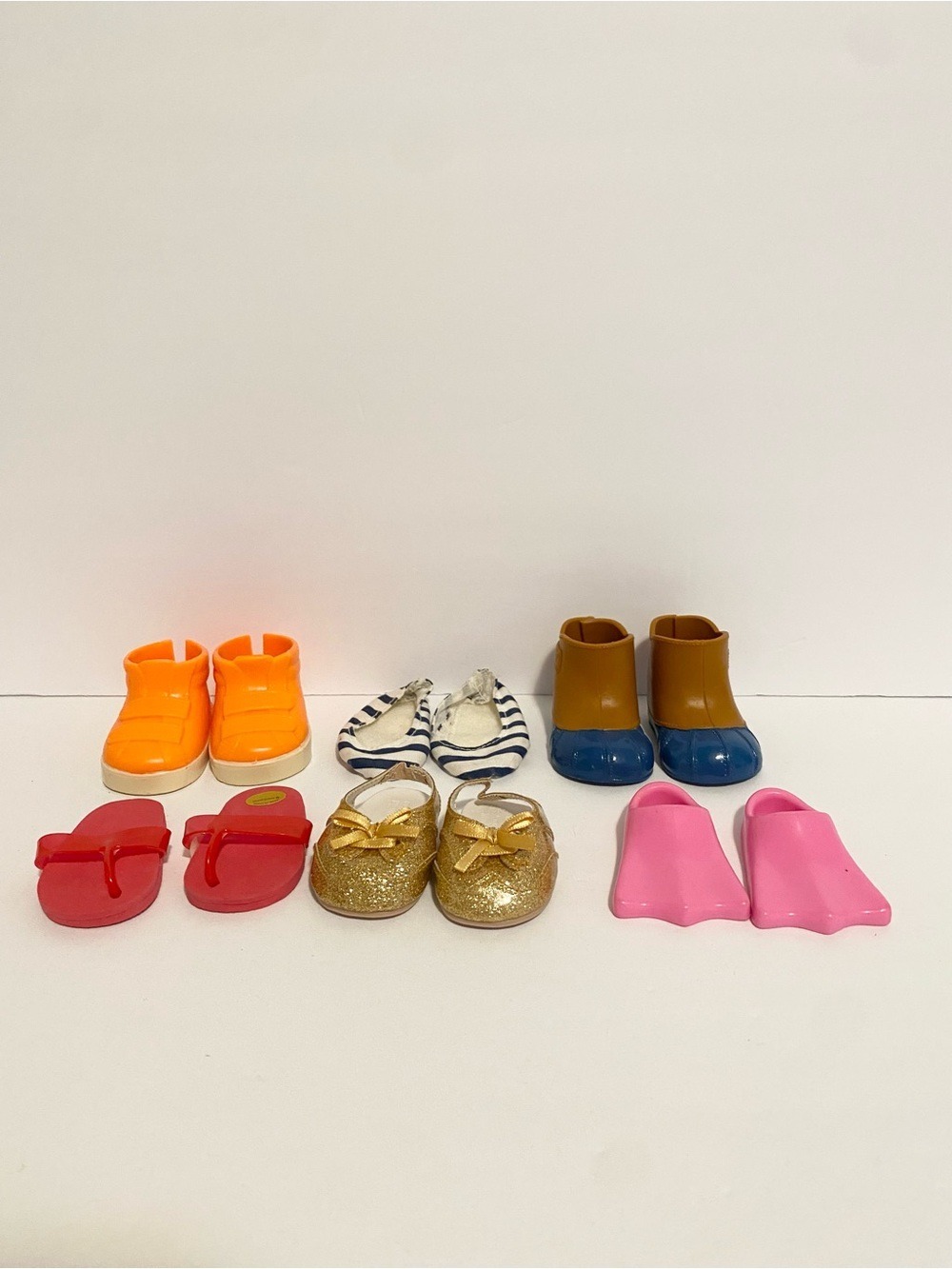 American Girl Our Generation 18” Doll Shoe Lot Boots Sandals Slippers Clothing
